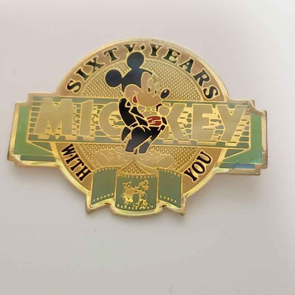 Disney Pin 19615 Sixty Years With You Mickey Brooch Pin